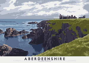 Aberdeenshire: Slains Castle – poster