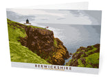 Berwickshire: St Abb’s Head Lighthouse – card - natural - Indy Prints by Stewart Bremner