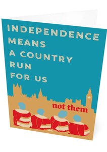 A country for us – card - Indy Prints by Stewart Bremner