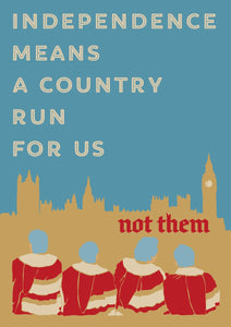 A country for us – poster - Indy Prints by Stewart Bremner