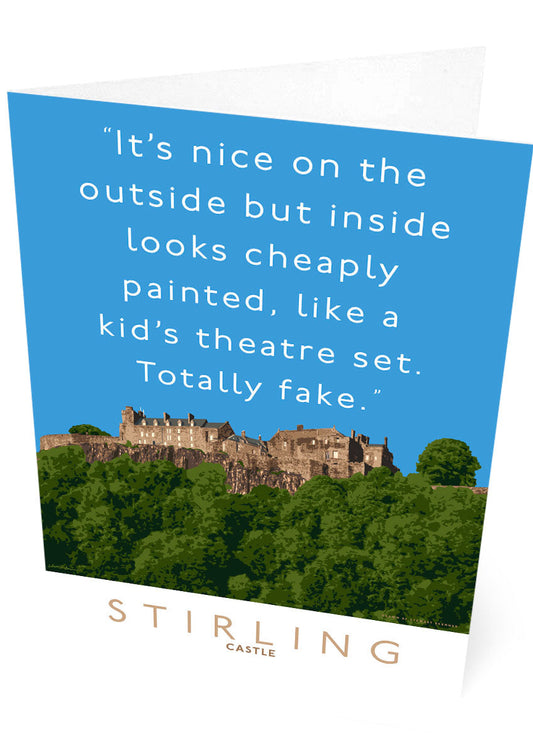 Stirling Castle looks cheap – card