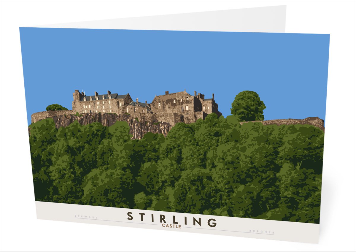 Stirling: Castle – card - natural - Indy Prints by Stewart Bremner