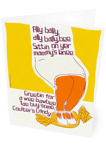 Ally bally bee – card - Indy Prints by Stewart Bremner