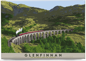 Glenfinnan: The Jacobite and The Viaduct – magnet