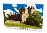 Edinburgh: Craigmillar Castle – card - natural - Indy Prints by Stewart Bremner