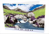 Isle of Arran: Cìr Mhòr from Glen Rosa – card - natural - Indy Prints by Stewart Bremner