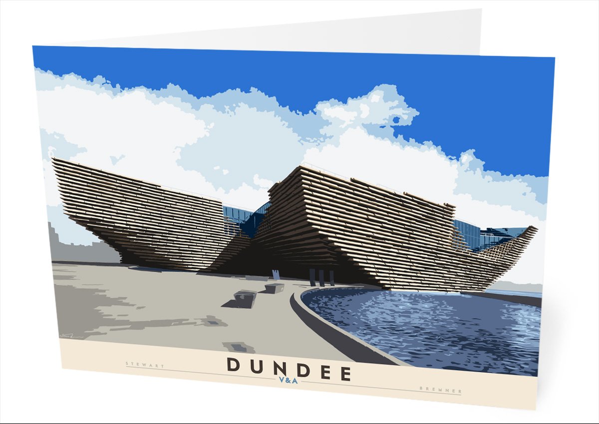 Dundee: V&A – card - natural - Indy Prints by Stewart Bremner
