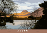 Assynt: Stac Pollaidh – poster - natural - Indy Prints by Stewart Bremner
