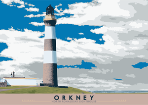 Orkney: North Ronaldsay Lighthouse – giclée print
