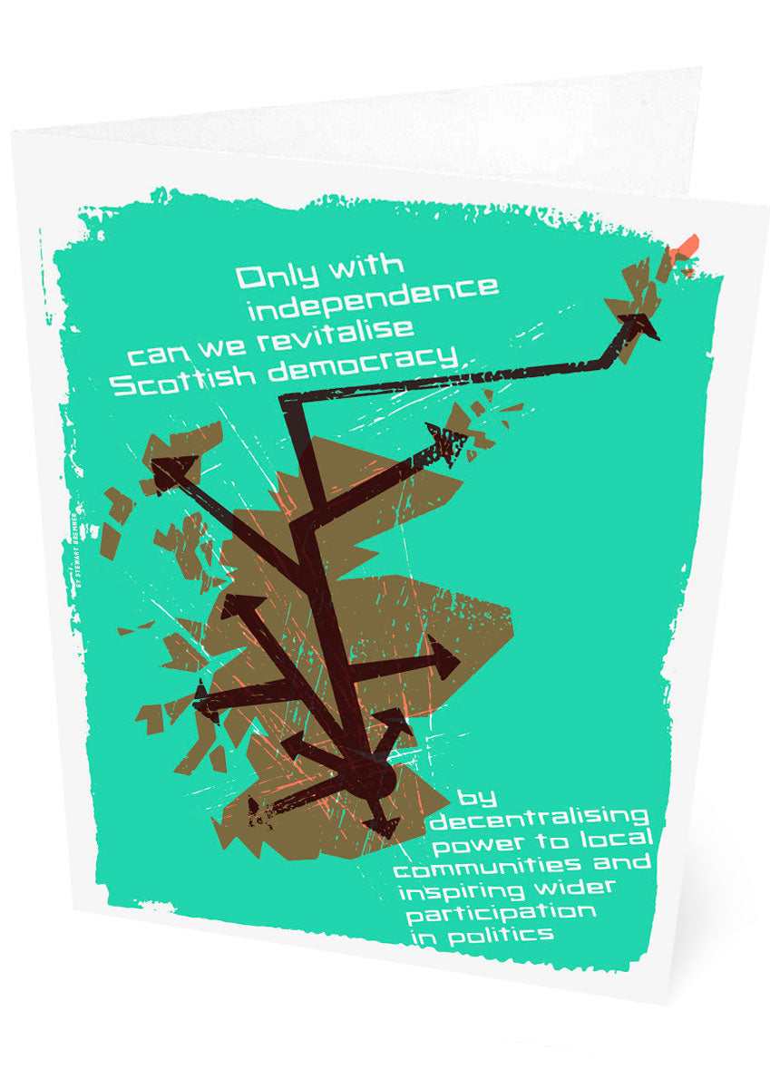 Revitalise Scottish democracy – card