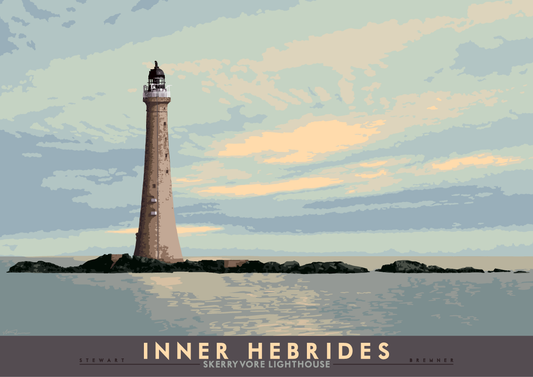 Inner Hebrides: Skerryvore Lighthouse – giclée print