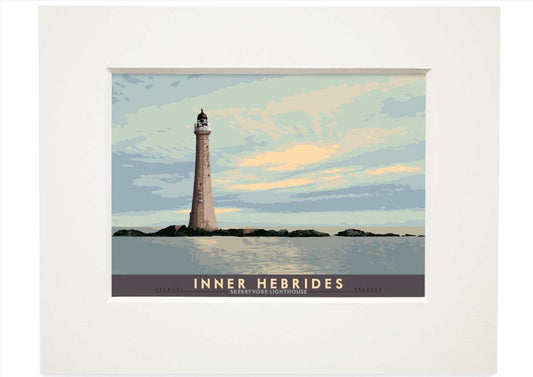 Inner Hebrides: Skerryvore Lighthouse – small mounted print