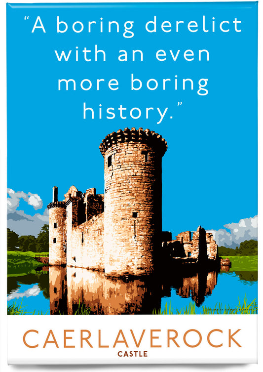 Caerlaverock Castle must be one of the most boring places ever – magnet