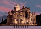 Edinburgh: St Giles Cathedral – poster - natural - Indy Prints by Stewart Bremner