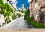 Edinburgh: Circus Lane, Stockbridge – giclée print - natural - Indy Prints by Stewart Bremner