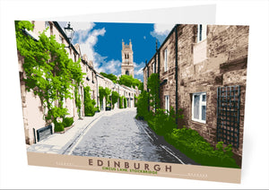 Edinburgh: Circus Lane, Stockbridge – card