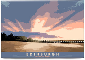 Edinburgh: Portobello Sunset – magnet