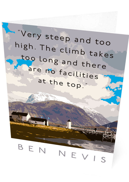 Ben Nevis is too high – card