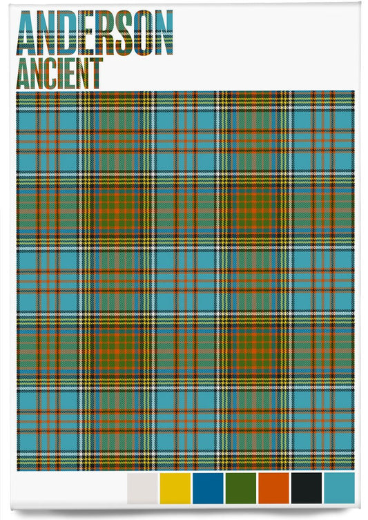 Anderson Ancient tartan – magnet