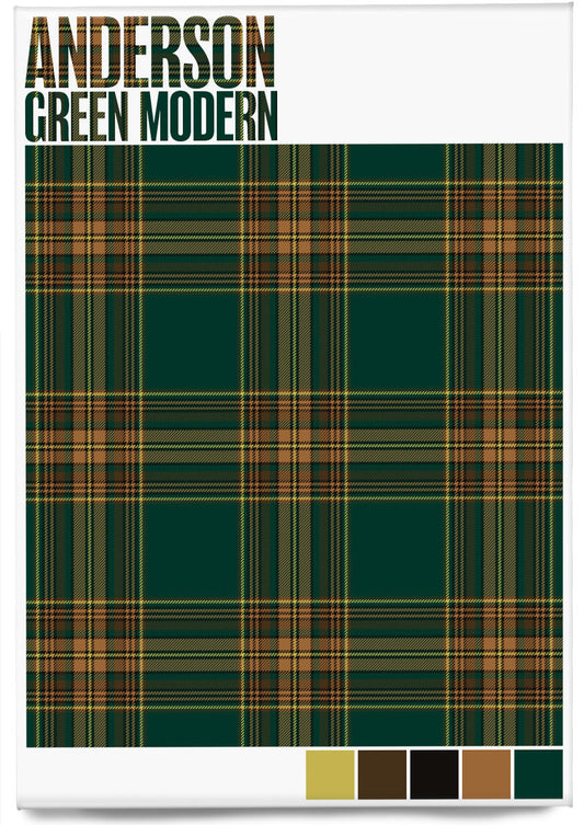 Anderson Green Modern tartan – magnet