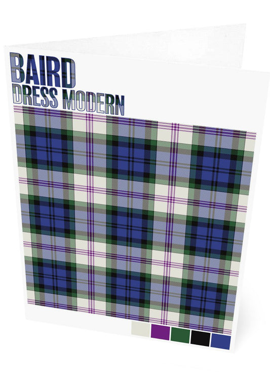 Baird Dress Modern tartan  – set of two cards
