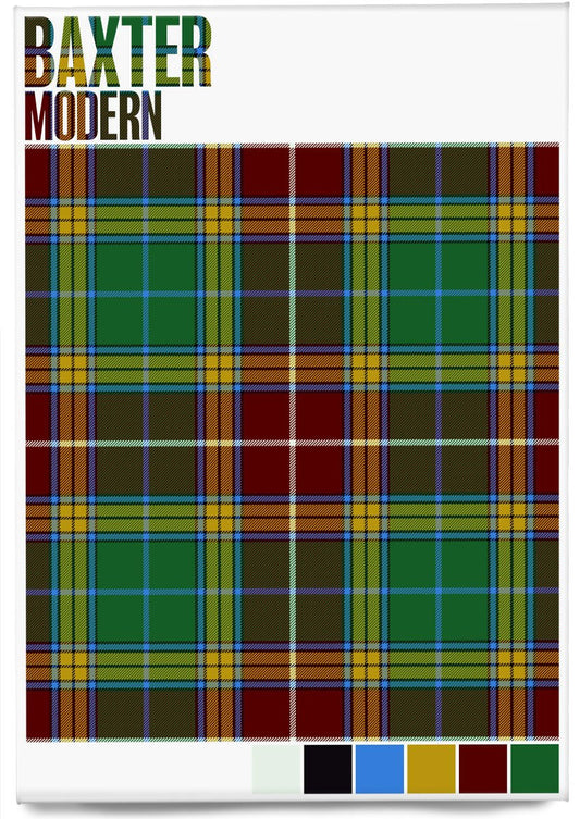 Baxter Modern tartan – magnet