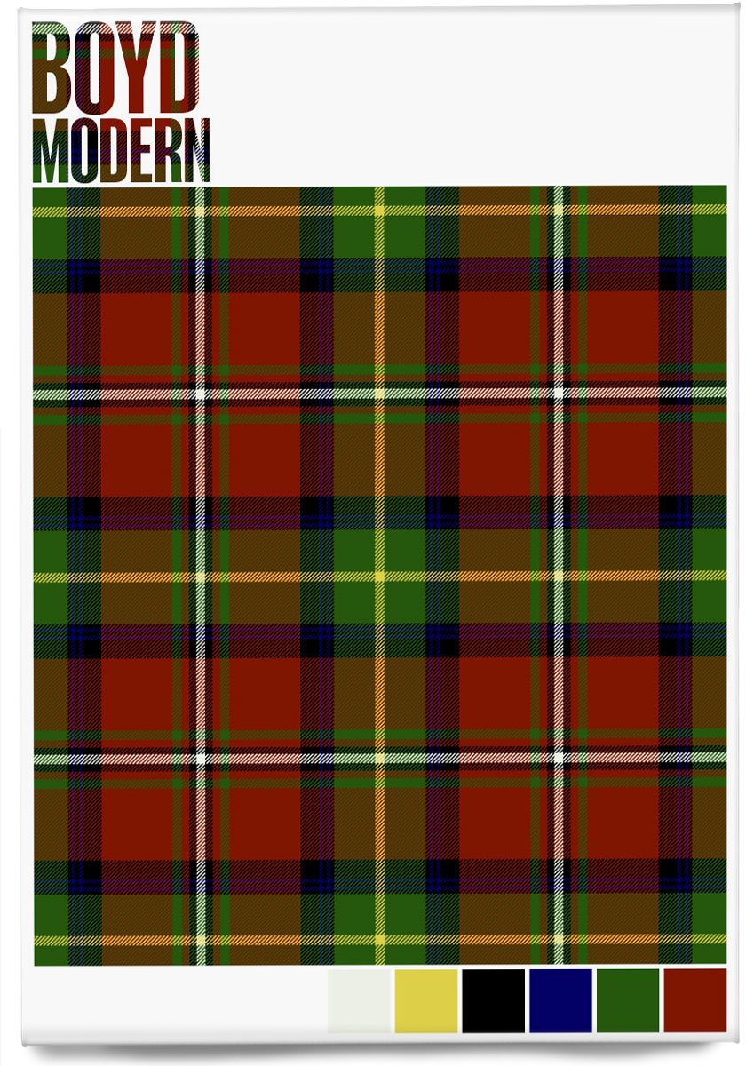 Boyd Modern tartan – magnet