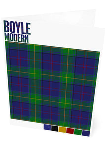 Boyle Modern tartan – set of two cards