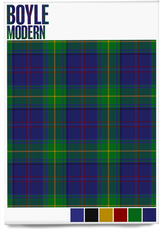 Boyle Modern tartan – magnet