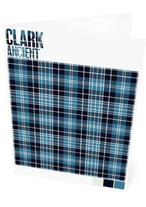 Clark Ancient tartan – set of two cards