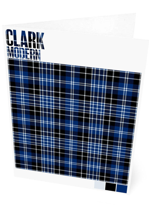 Clark Modern tartan – set of two cards