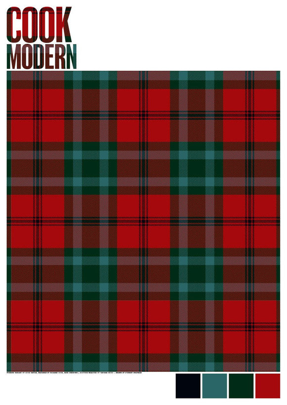 Cook Modern tartan – poster