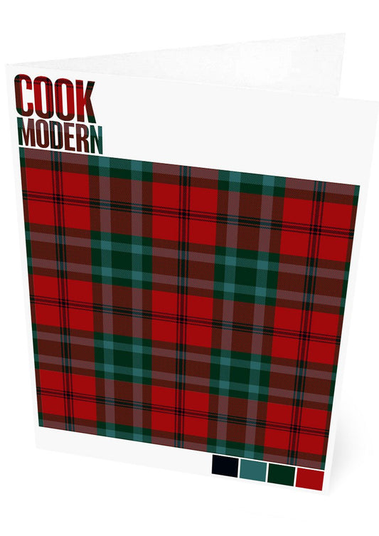 Cook Modern tartan – set of two cards