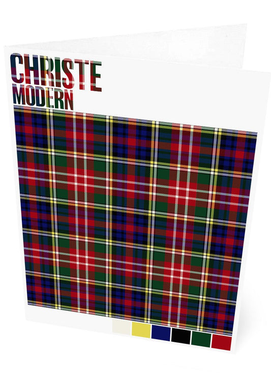 Christie Modern tartan – set of two cards