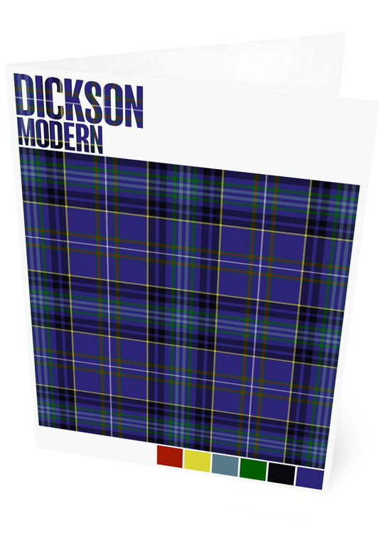 Dickson Modern tartan – set of two cards