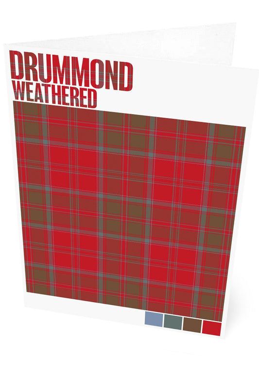 Drummond Weathered tartan – set of two cards