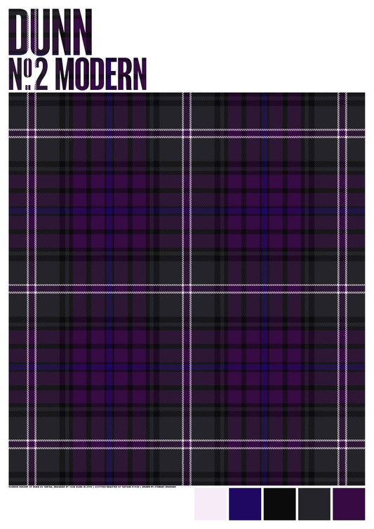 Dunn #2 Modern tartan – giclée print
