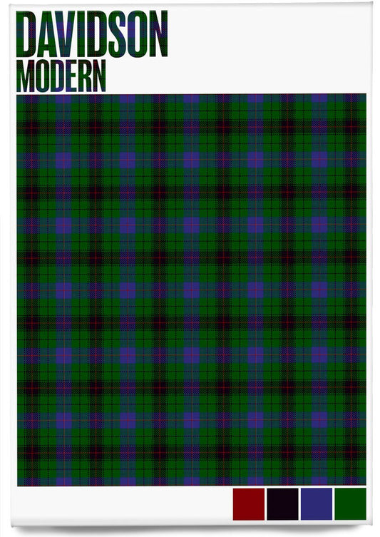 Davidson Modern tartan – magnet