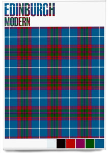 Edinburgh District Modern tartan – magnet