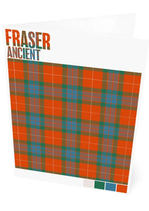 Fraser 1842 Ancient tartan – set of two cards