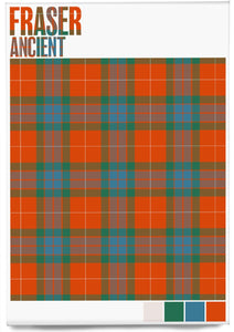 Fraser 1842 Ancient tartan – magnet