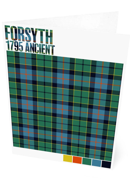 Forsyth 1795 Ancient tartan – set of two cards