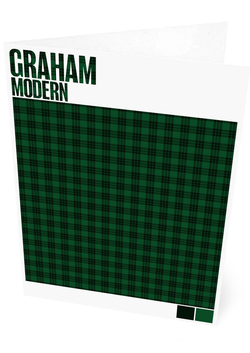 Graham Modern tartan – set of two cards