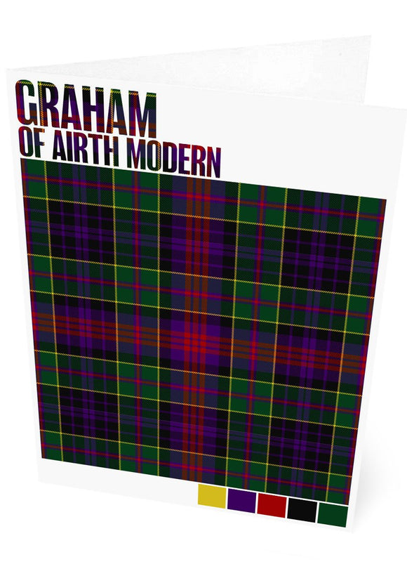 Graham of Airth Modern tartan – set of two cards