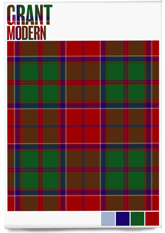 Grant Modern tartan – magnet