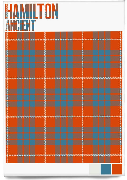 Hamilton Ancient tartan – magnet