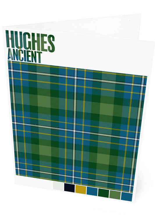 Hughes Ancient tartan – set of two cards