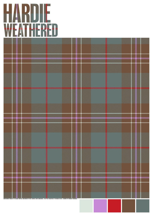 Hardie Weathered tartan – poster
