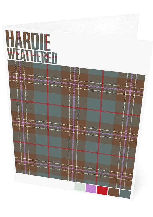 Hardie Weathered tartan – set of two cards
