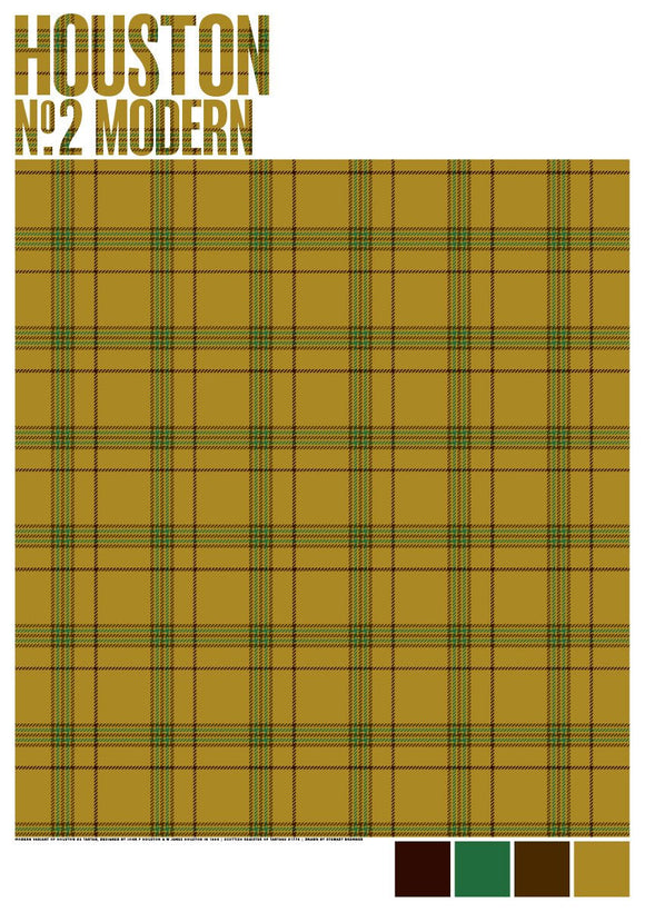 Houston #2 Modern tartan – giclée print